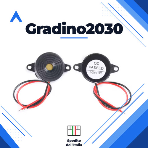 Buzzer allarme 95db suono - buzzer,