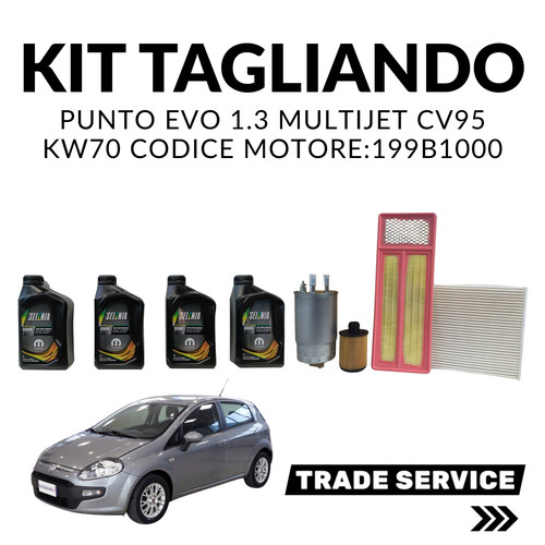 Kit tagliando punto evo - evo, 1.3