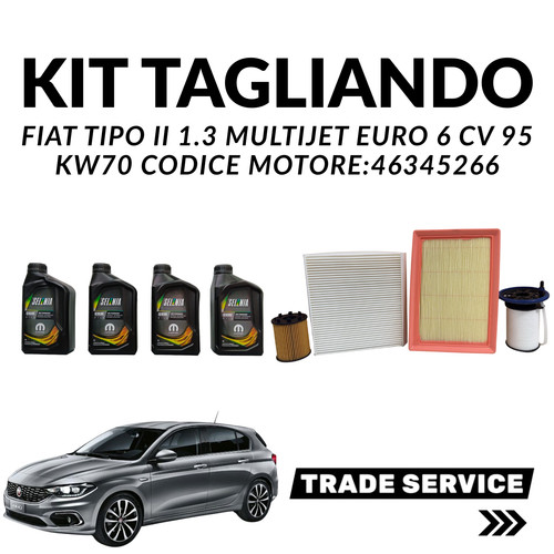 Kit tagliando fiat - ii, 1.3